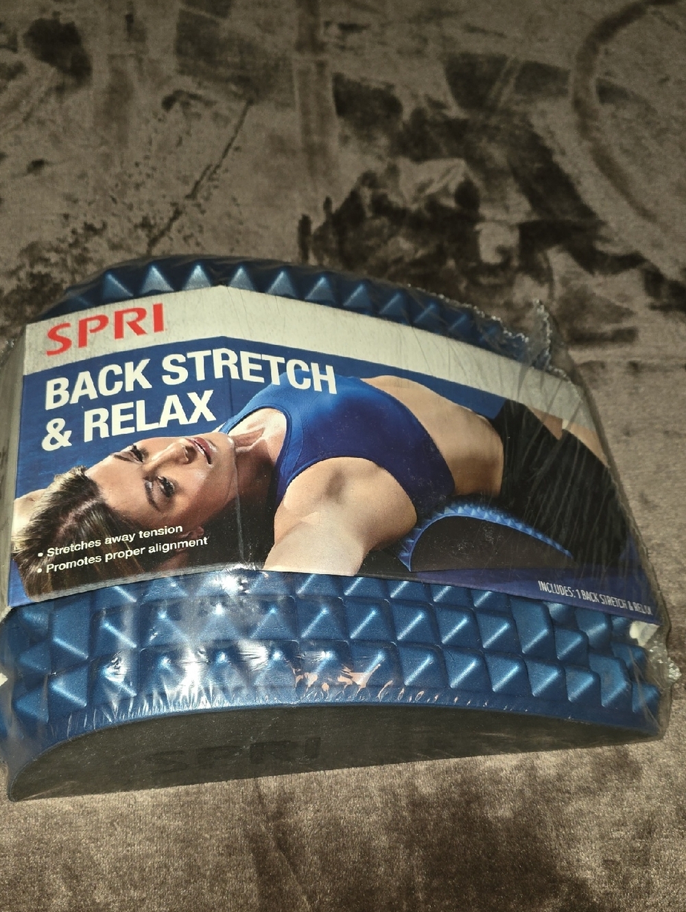 SPRI Back Stretch & Relax Foam Roller Arch - Blue